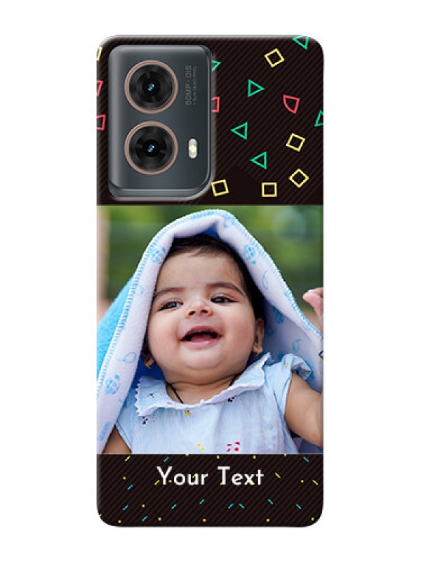 Custom Moto G85 5G custom mobile cases with confetti birthday design