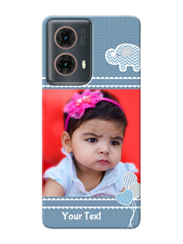 Custom Moto G85 5G Custom Phone Covers with Kids Pattern Design