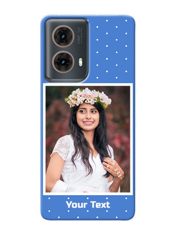 Custom Moto G85 5G Personalised Phone Cases: polka dots design