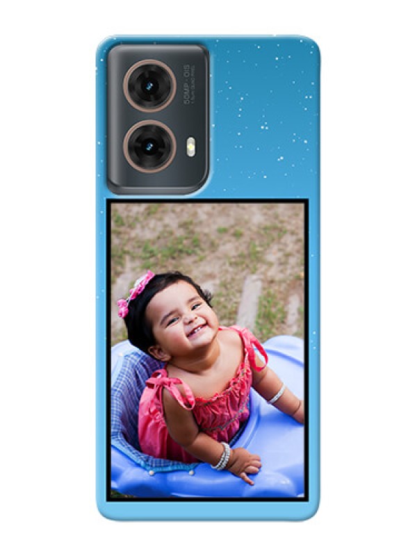 Custom Moto G85 5G Phone Covers: Wave Pattern Colorful Design