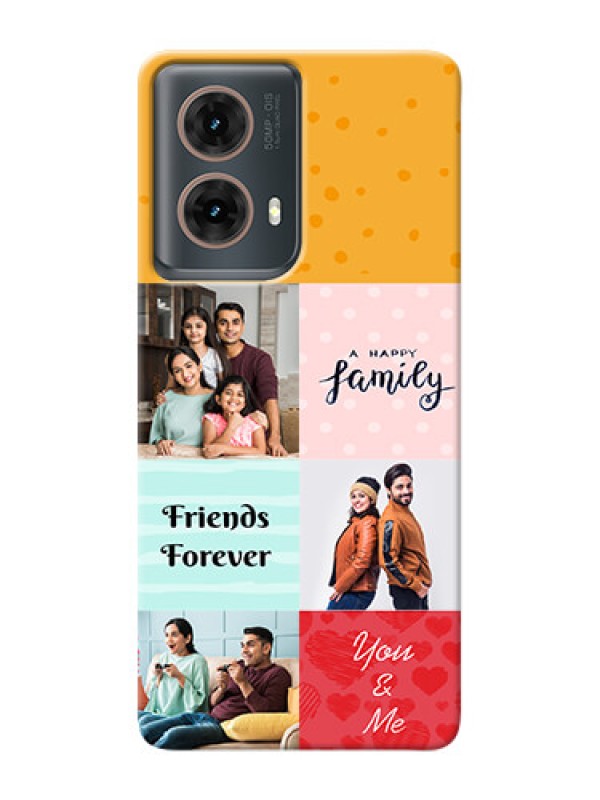 Custom Moto G85 5G Customized Phone Cases: Images with Quotes Design