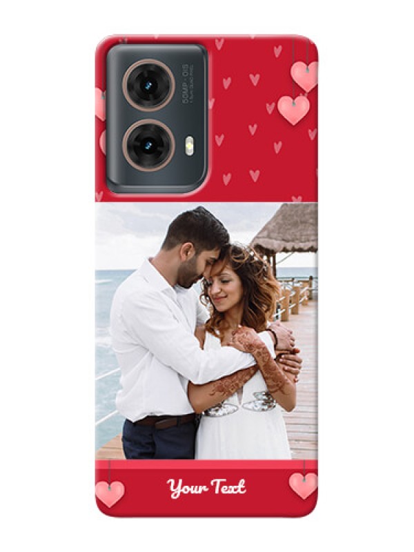 Custom Moto G85 5G Mobile Back Covers: Valentines Day Design
