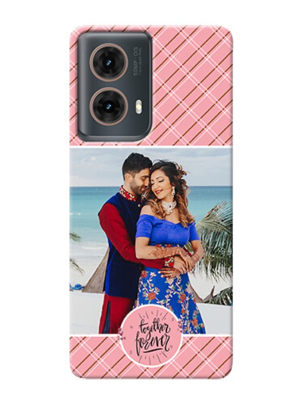Custom Moto G85 5G Mobile Covers Online: Together Forever Design