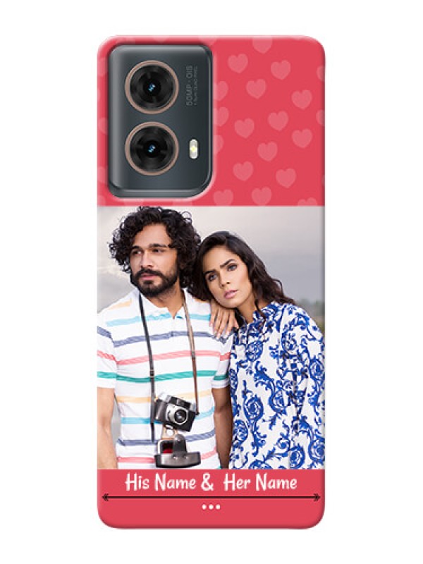 Custom Moto G85 5G Mobile Cases: Simple Love Design