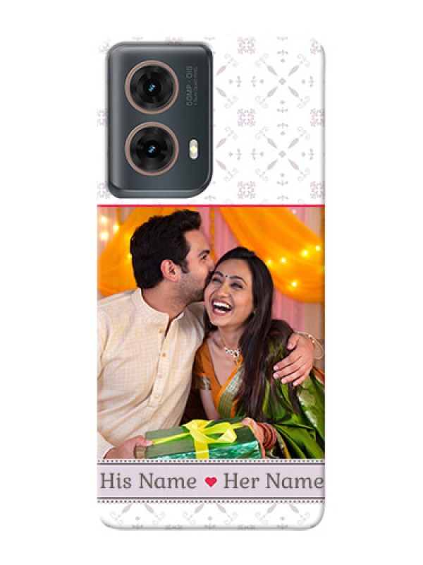 Custom Moto G85 5G Phone Cases with Photo and Ethnic Design