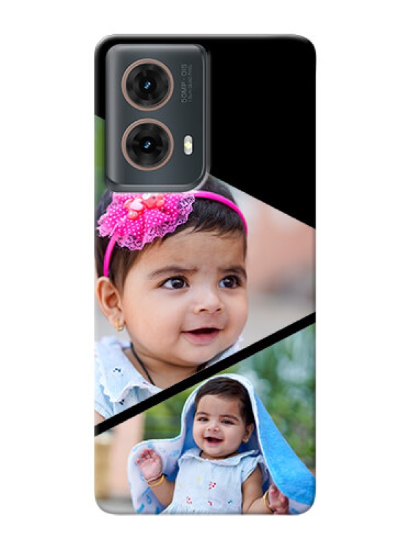 Custom Moto G85 5G mobile back covers online: Semi Cut Design