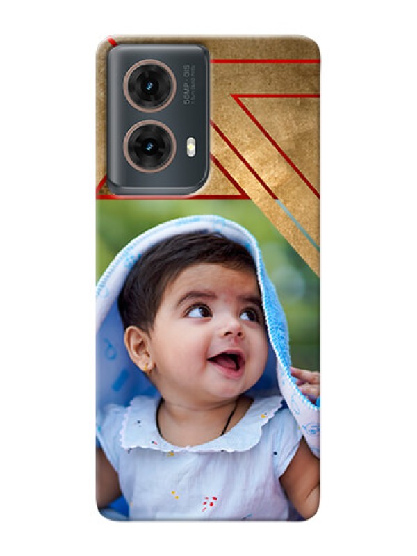 Custom Moto G85 5G mobile phone cases: Gradient Abstract Texture Design