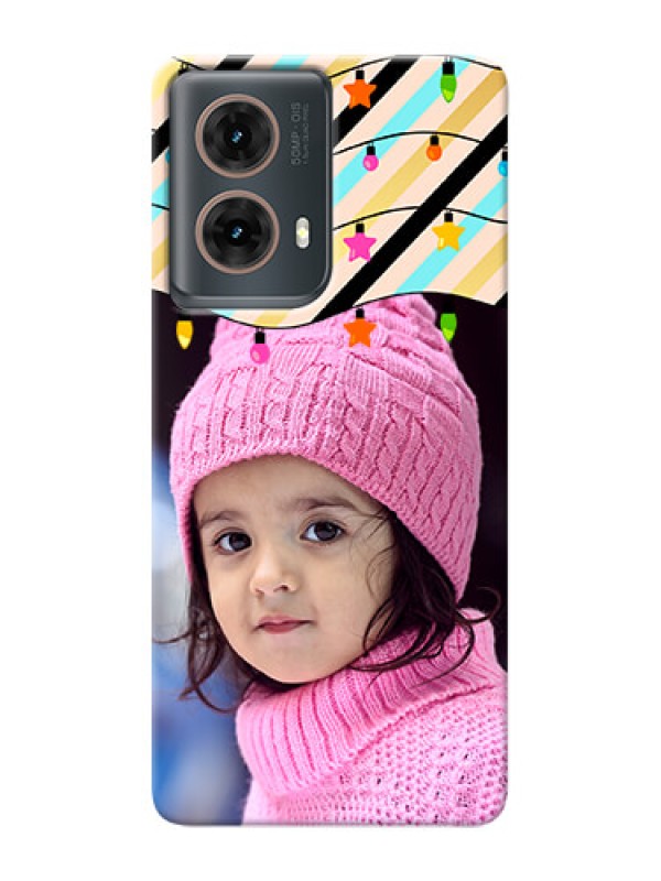 Custom Moto G85 5G Personalized Mobile Covers: Lights Hanging Design