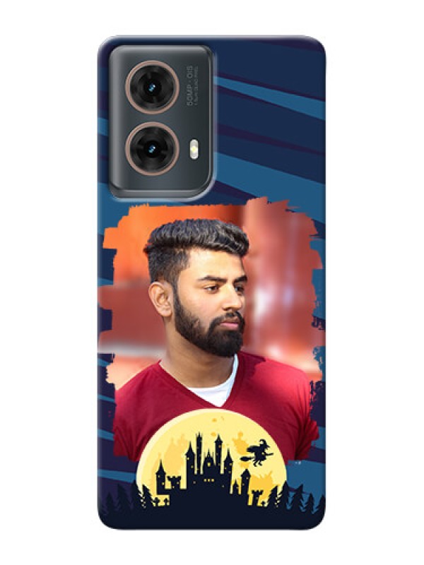 Custom Moto G85 5G Back Covers: Halloween Witch Design