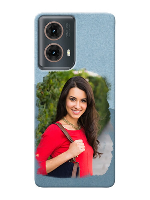 Custom Moto G85 5G custom mobile phone covers: Grunge Line Art Design