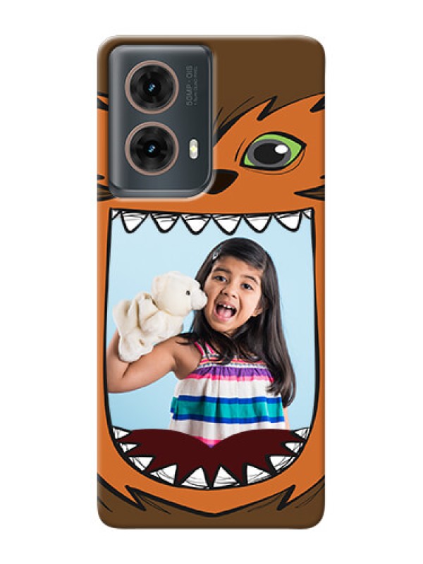 Custom Moto G85 5G Phone Covers: Owl Monster Back Case Design