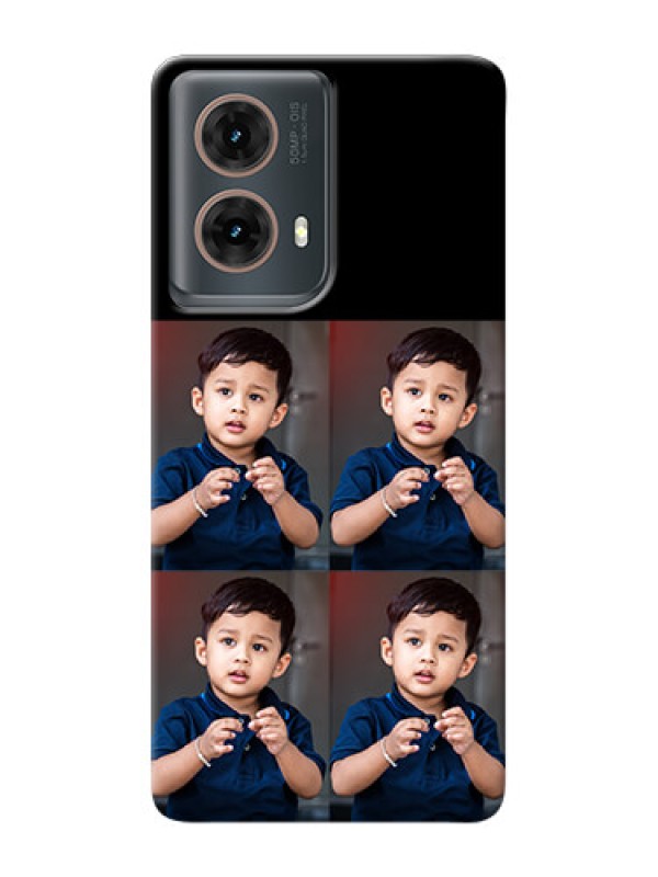 Custom Moto G85 5G 4 Image Holder on Mobile Cover