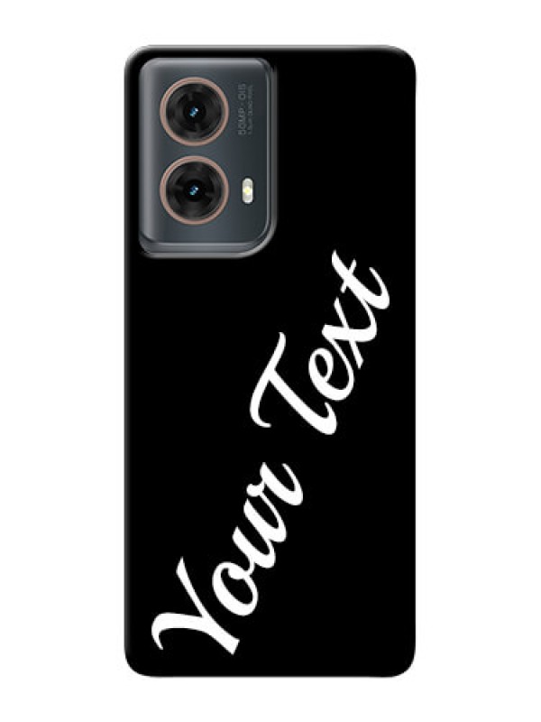 Custom Moto G85 5G Custom Mobile Cover with Your Name