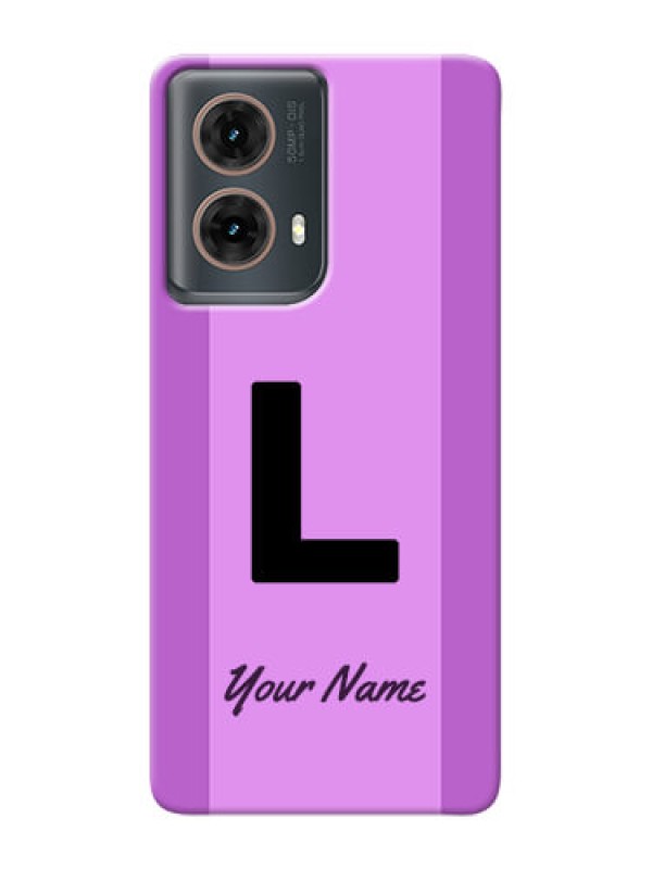 Custom Moto G85 5G Custom Phone Case with Tricolor custom text Design