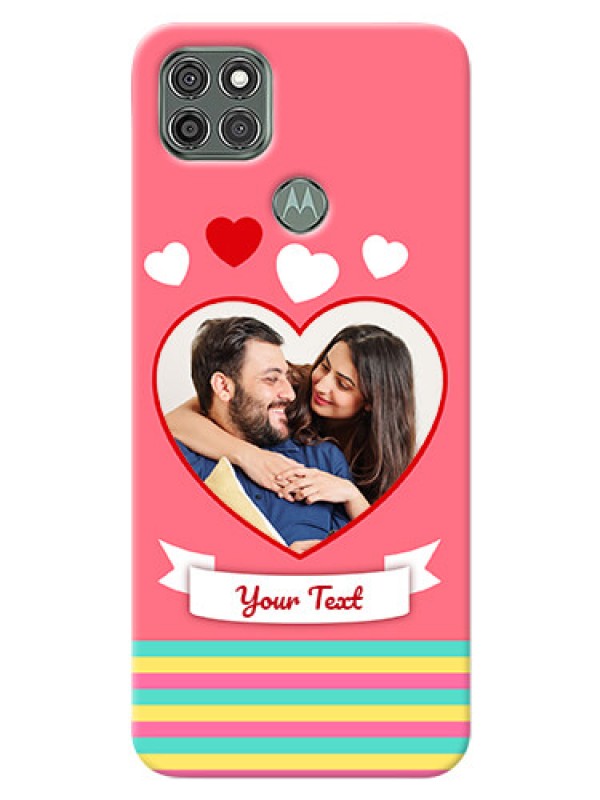 Custom Moto G9 Power Personalised mobile covers: Love Doodle Design