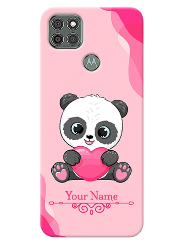 Custom Moto G9 Power Mobile Back Covers: Cute Panda Design