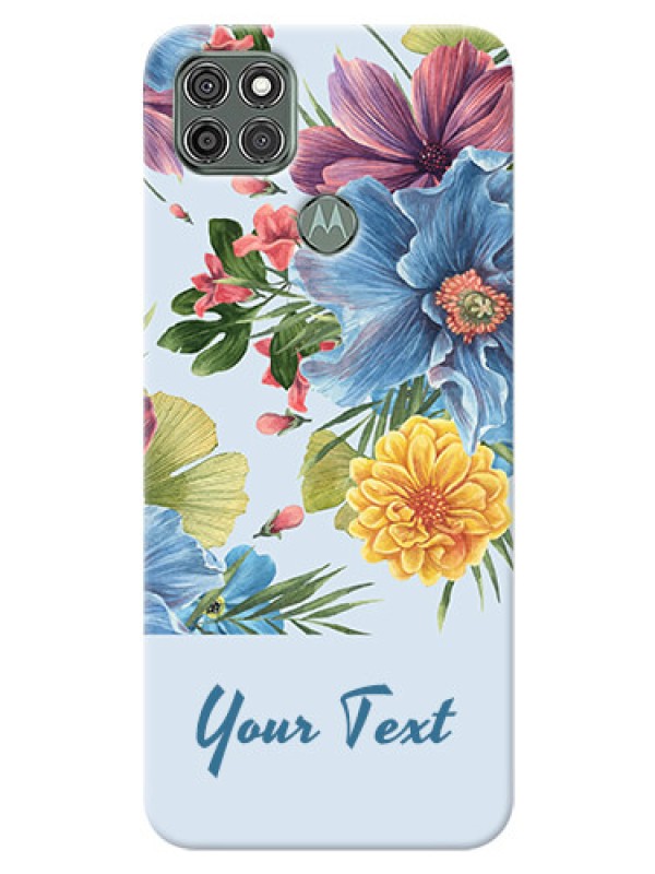 Custom Moto G9 Power Custom Phone Cases: Stunning Watercolored Flowers Painting Design