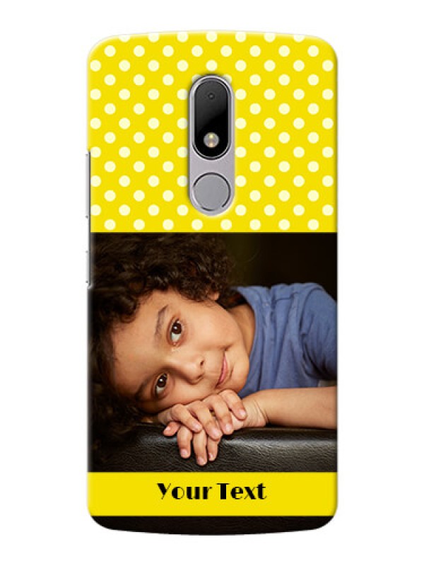 Custom Motorola Moto M Bright Yellow Mobile Case Design