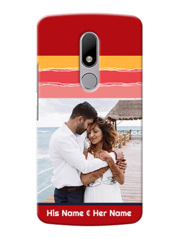 Custom Motorola Moto M Colourful Mobile Case Design