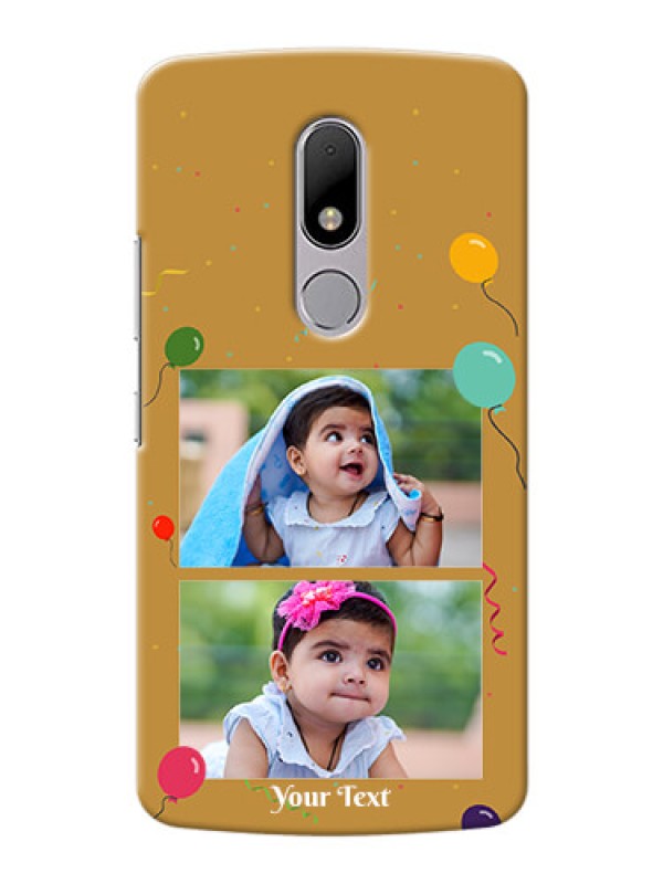 Custom Motorola Moto M 2 image holder with birthday celebrations Design