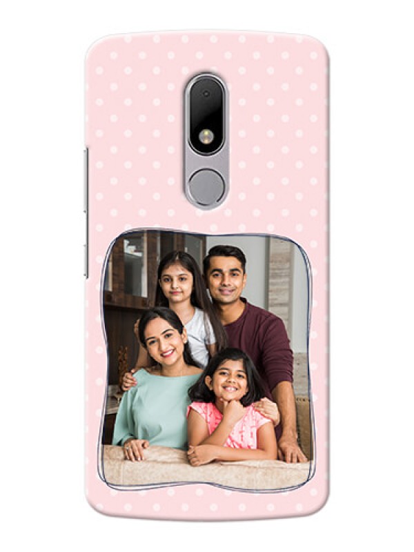 Custom Motorola Moto M A happy family with polka dots Design