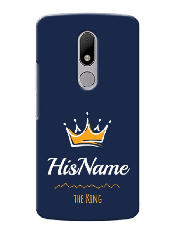Custom Motorola Moto M King Phone Case with Name