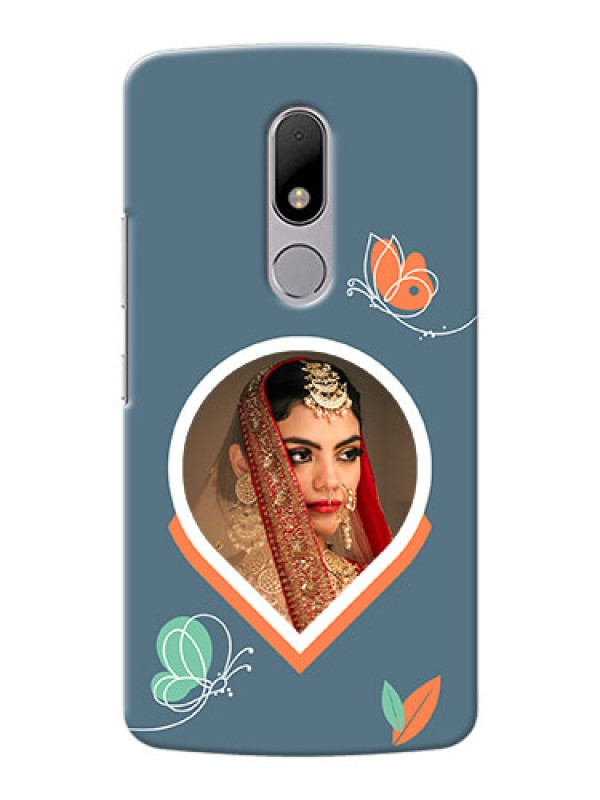 Custom Moto M Custom Mobile Case with Droplet Butterflies Design