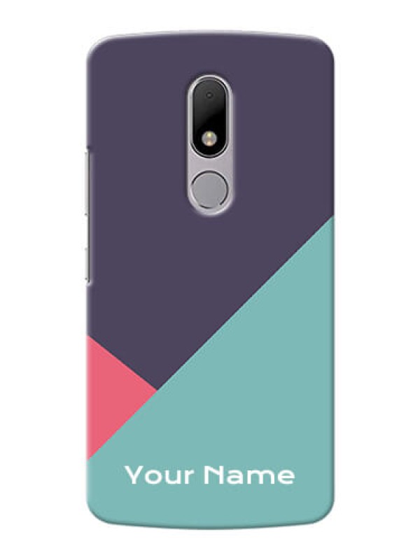 Custom Moto M Custom Phone Cases: Tri Color abstract Design