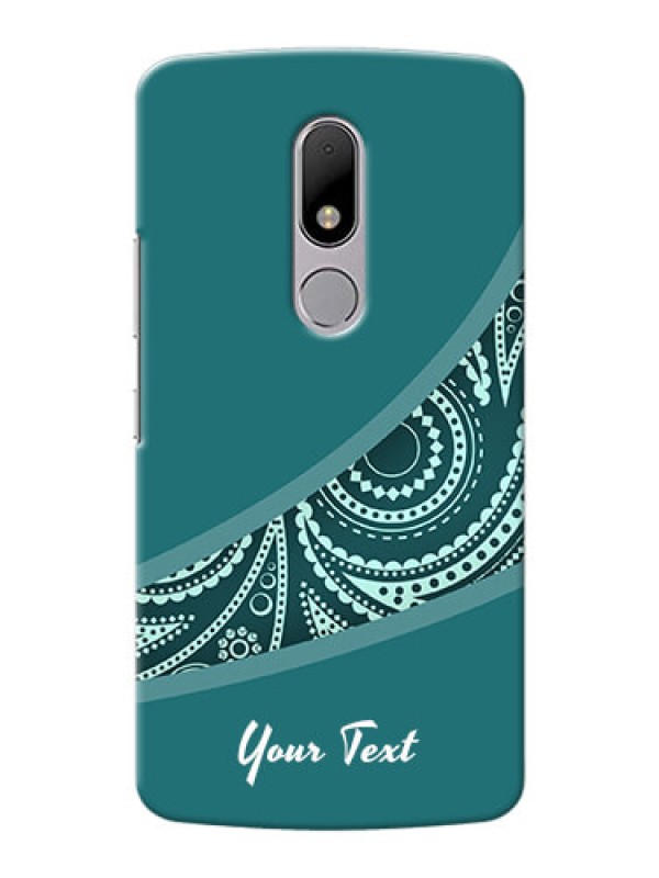 Custom Moto M Custom Phone Covers: semi visible floral Design