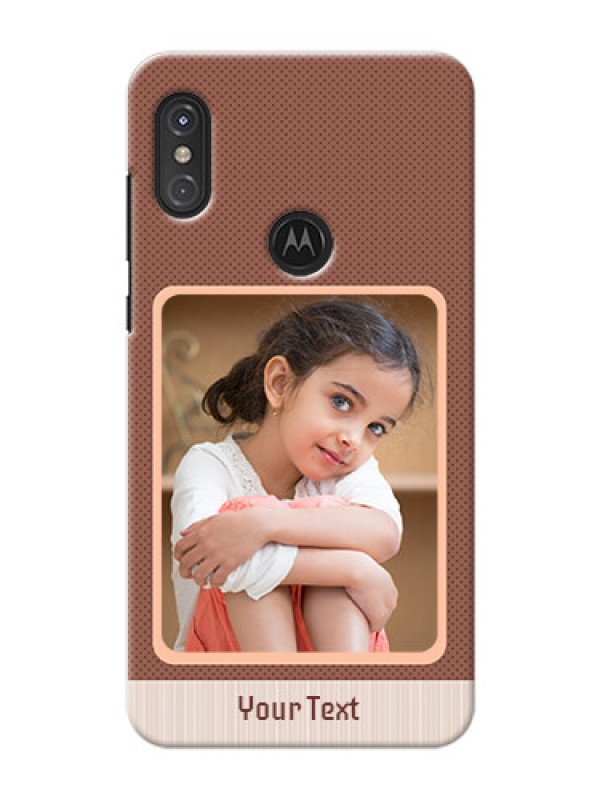 Custom Motorola One Power Phone Covers: Simple Pic Upload Design