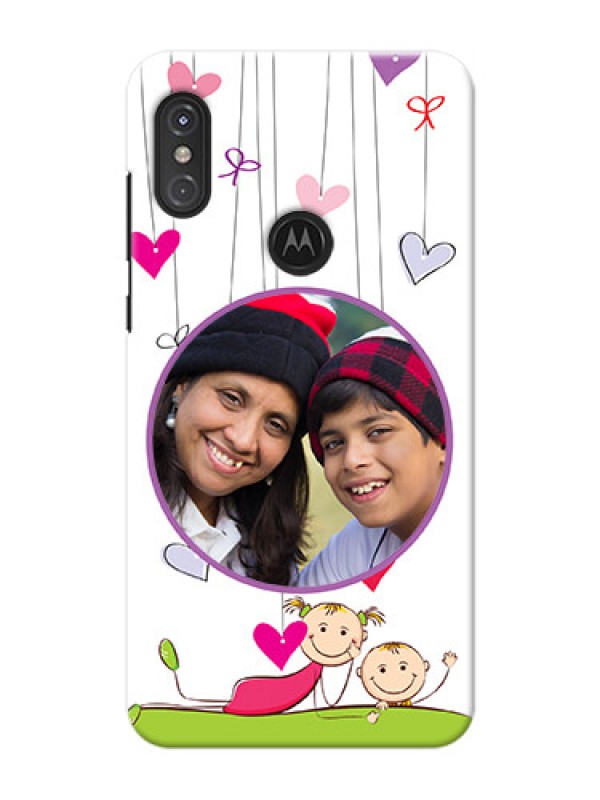 Custom Motorola One Power Mobile Cases: Cute Kids Phone Case Design