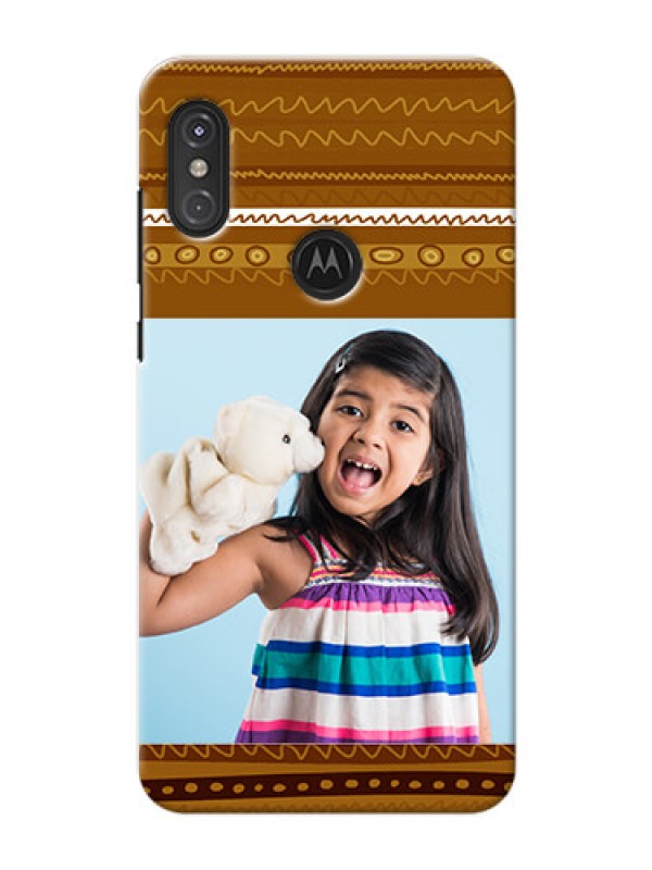 Custom Motorola One Power Mobile Covers: Friends Picture Upload Design 