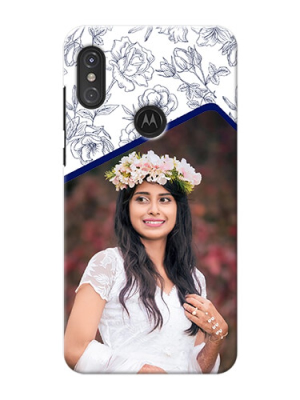 Custom Motorola One Power Phone Cases: Premium Floral Design
