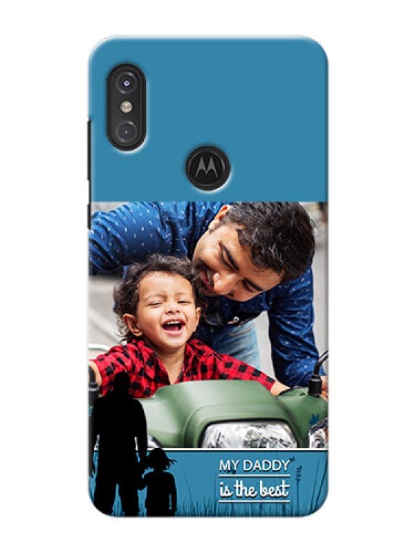 Custom Motorola One Power Personalized Mobile Covers: best dad design 