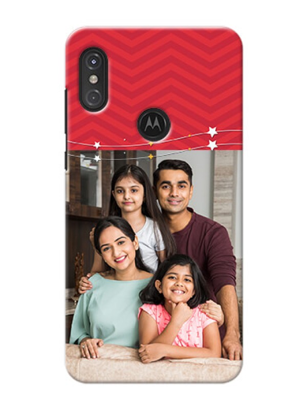Custom Motorola One Power customized phone cases: Happy Family Design