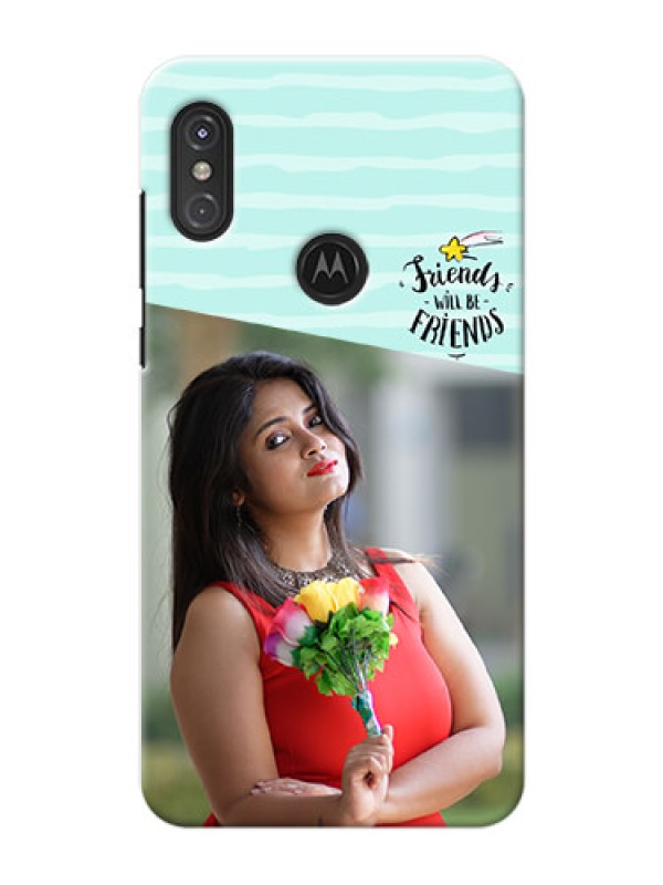 Custom Motorola One Power Mobile Back Covers: Friends Picture Icon Design