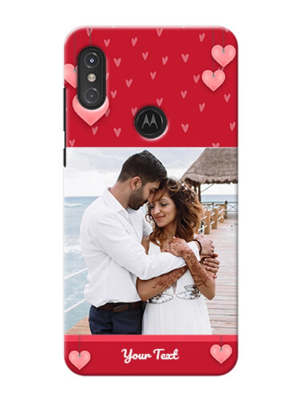 Custom Motorola One Power Mobile Back Covers: Valentines Day Design