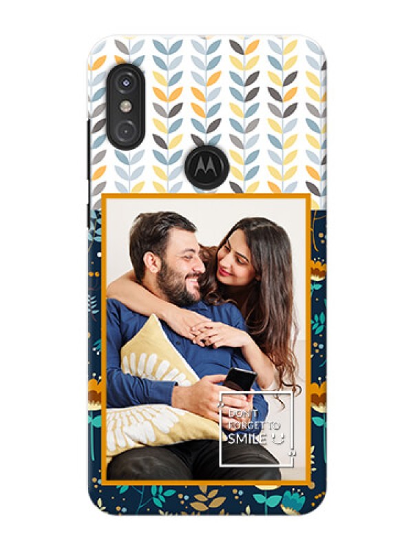 Custom Motorola One Power personalised phone covers: Pattern Design