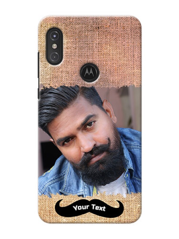 Custom Motorola One Power Mobile Back Covers Online with Texture Design