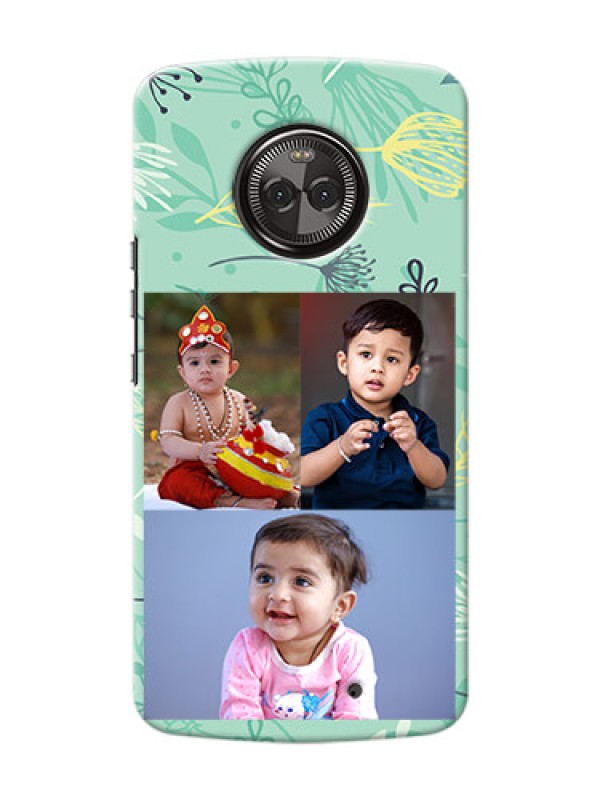 Custom Motorola Moto X4 family is forever design with floral pattern Design