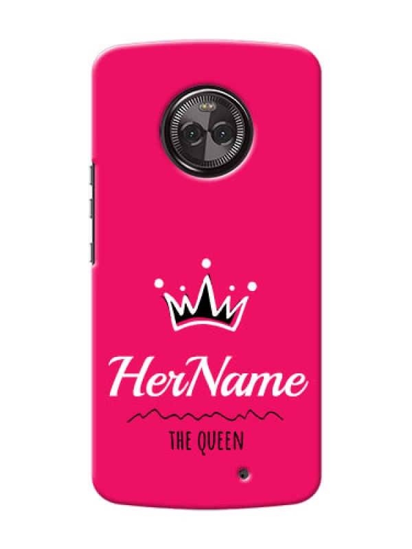 Custom Motorola Moto X4 Queen Phone Case with Name