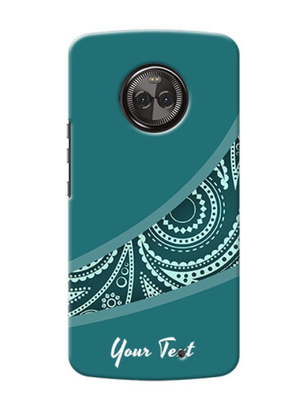 Custom Moto X4 Custom Phone Covers: semi visible floral Design