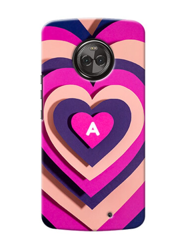 Custom Moto X4 Custom Mobile Case with Cute Heart Pattern Design