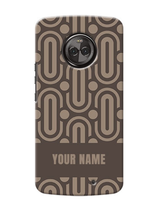 Custom Moto X4 Custom Phone Covers: Captivating Zero Pattern Design