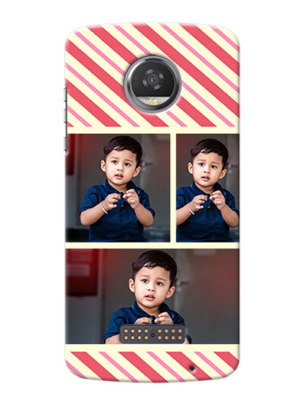 Custom Motorola Moto Z2 Play Multiple Picture Upload Mobile Case Design