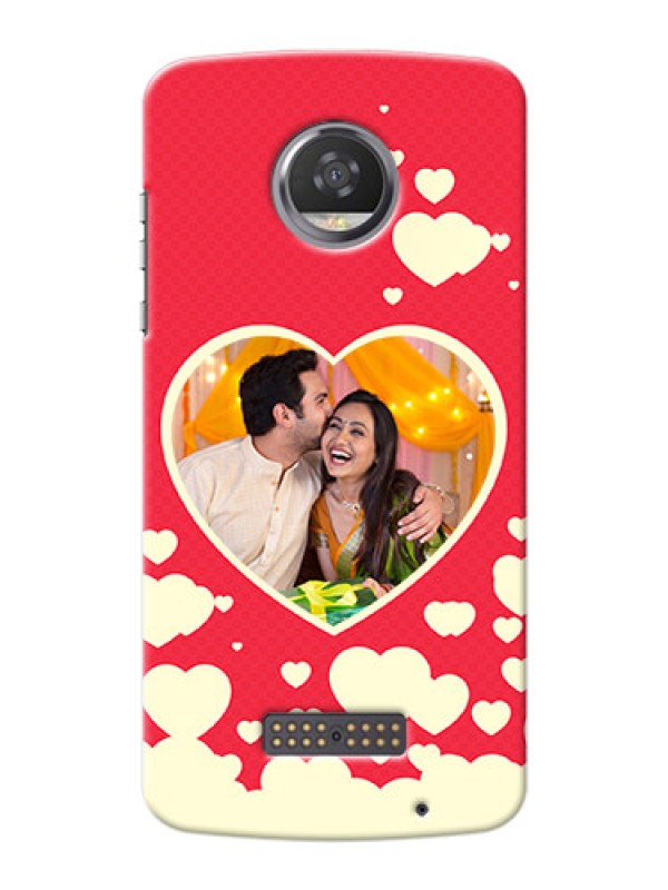 Custom Motorola Moto Z2 Play Love Symbols Mobile Case Design