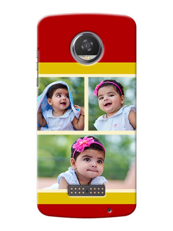 Custom Motorola Moto Z2 Play Multiple Picture Upload Mobile Cover Design