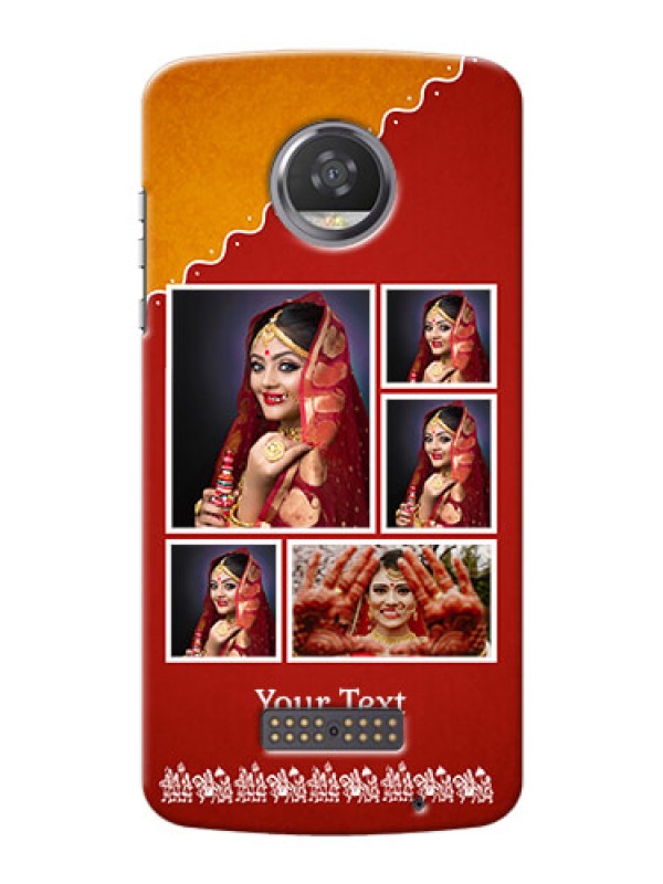 Custom Motorola Moto Z2 Play Multiple Pictures Upload Mobile Case Design
