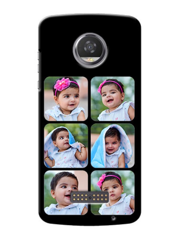 Custom Motorola Moto Z2 Play Multiple Pictures Mobile Back Case Design
