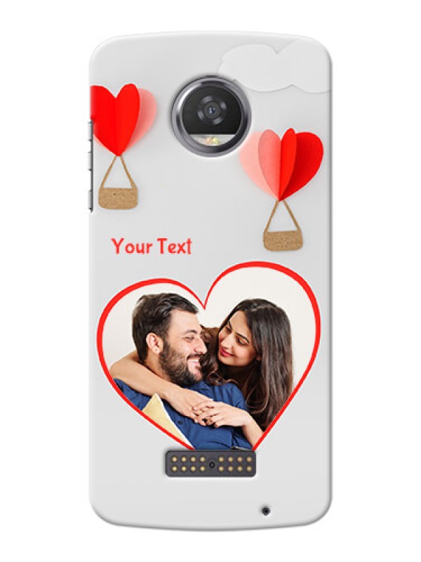 Custom Motorola Moto Z2 Play Love Abstract Mobile Case Design